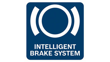Logo of the Intelligent Brake Systems in blue and white.