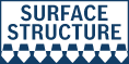 Logo with the text "SURFACE STRUCTURE" in blue on a white background.